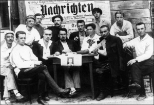 Немцы Поволжья_редакция_газеты_Nachrichten_1923